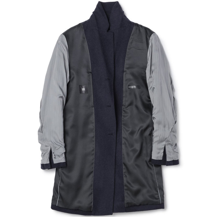 ブラックライン 【BL】【AB体】ウールチェスターコート/ネイビー/NEW ZEALAND WOOL LIMITED EDITION 紺中間