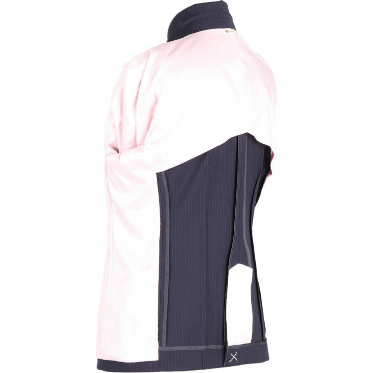 スーツセレクト 【WEB限定/OUTLET】【発送在庫あり】【SUIT SELECT×Samantha Thavasa】【年間】1釦ジャケット/ネイビー×ストライプ/4S/マシンウォシャブル ネイビー系(紺)