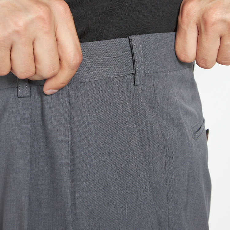 シルバーライン 【RBC】【春夏】2釦シングルスーツ 1タック/グレー/ウエストムーブ/4S AIR SUSTAINABILITY&ECOLOGY FABRIC/COOL MAX/※パンツ裾上げ済仕様 グレー中間