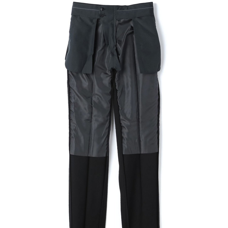 ブラックライン 【NEW-X】【年間】【フォーマル対応可】 2釦シングルスーツ 0タック/ブラック×ソリッド/LIMITED EDITION/Premium Black/※裾上げ必要 黒