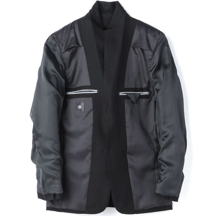 ブラックライン 【NEW-X】【年間】【フォーマル対応可】 2釦シングルスーツ 0タック/ブラック×ソリッド/LIMITED EDITION/Premium Black/※裾上げ必要 黒