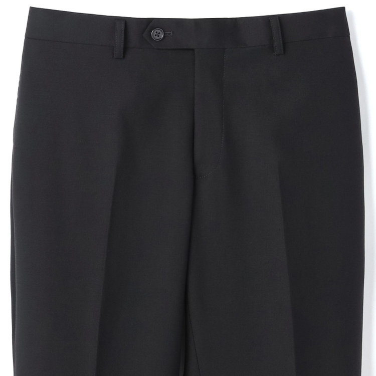 ブラックライン 【NEW-X】【年間】【フォーマル対応可】 2釦シングルスーツ 0タック/ブラック×ソリッド/LIMITED EDITION/Premium Black/※裾上げ必要 黒