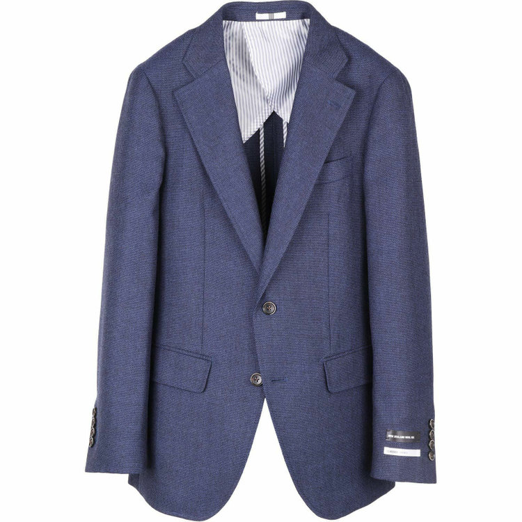 スーツセレクト 【WEB限定/OUTLET】【CLASSICO TAPERED】【秋冬】ウールブレンド2釦シングルジャケット/ネイビー/NEW ZEALAND WOOL MIX ネイビー系(紺)