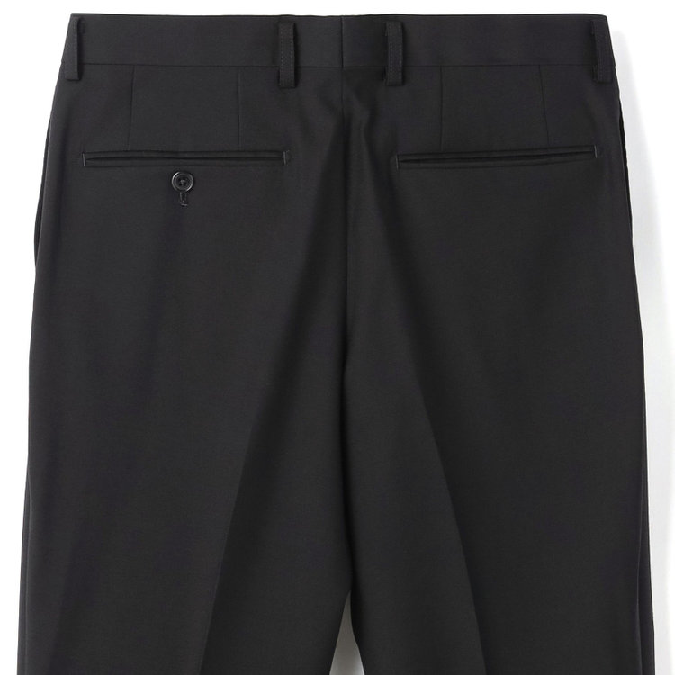 ブラックライン 【NEW-X】【年間】【フォーマル対応可】 2釦シングルスーツ 0タック/ブラック×ソリッド/LIMITED EDITION/Premium Black/※裾上げ必要 黒