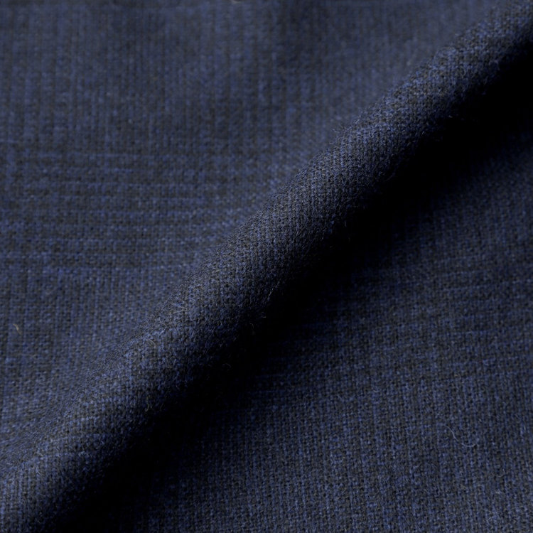 シルバーライン 【発送在庫あり】【CLASSICO TAPERED】【秋冬】2釦シングルスーツ 1タック/ネイビー×グレンチェック/RE:NEWOOL/※裾上げ必要 青中間