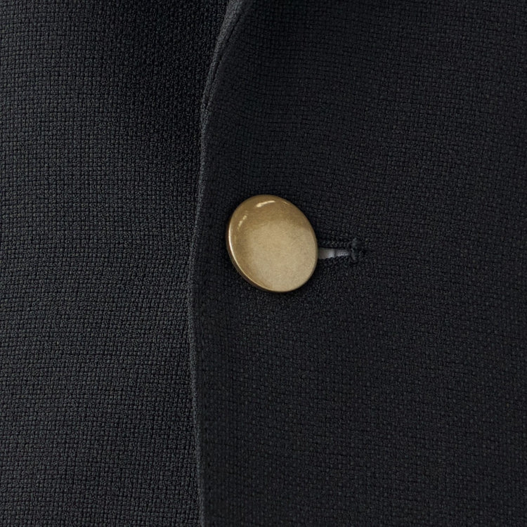 ブラックライン 【RBC】【春夏】3釦段返りジャケット/ブラック/パッチポケット/メタル釦/4S SUSTAINABILITY&ECOLOGY FABRIC 黒