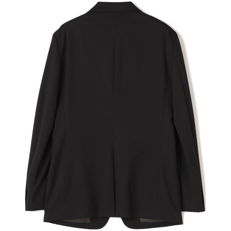 ブラックライン 【SLIM TAPERED_2】【年間】2釦シングルスリーピーススーツ 0タック/ブラック/ウエストシャーリング/4S SUSTAINABILITY&ECOLOGY FABRIC/※パンツ裾上げ済仕様 黒