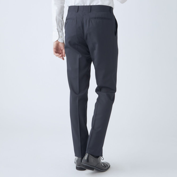 ブラックライン 【KSW】【年間】2釦シングルスーツ 0タック/ネイビー/※裾上げ必要 紺濃色