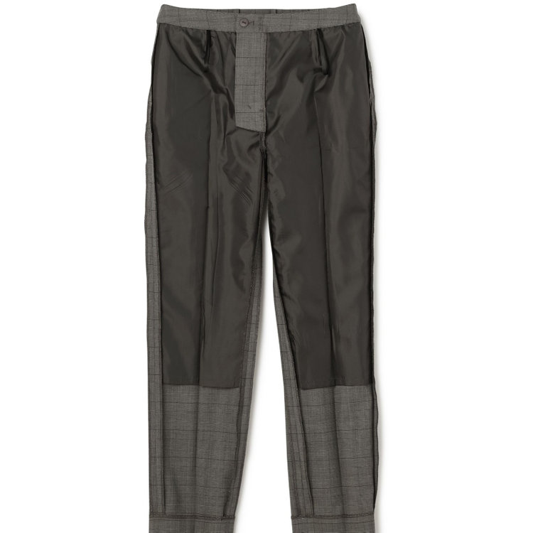 シルバーライン 【SL】【年間】1釦シングル 2Way スカート&パンツスーツ/グレー×チェック/ウエストシャーリング仕様/ウォッシャブル/※パンツ裾上げ済仕様 グレー中間