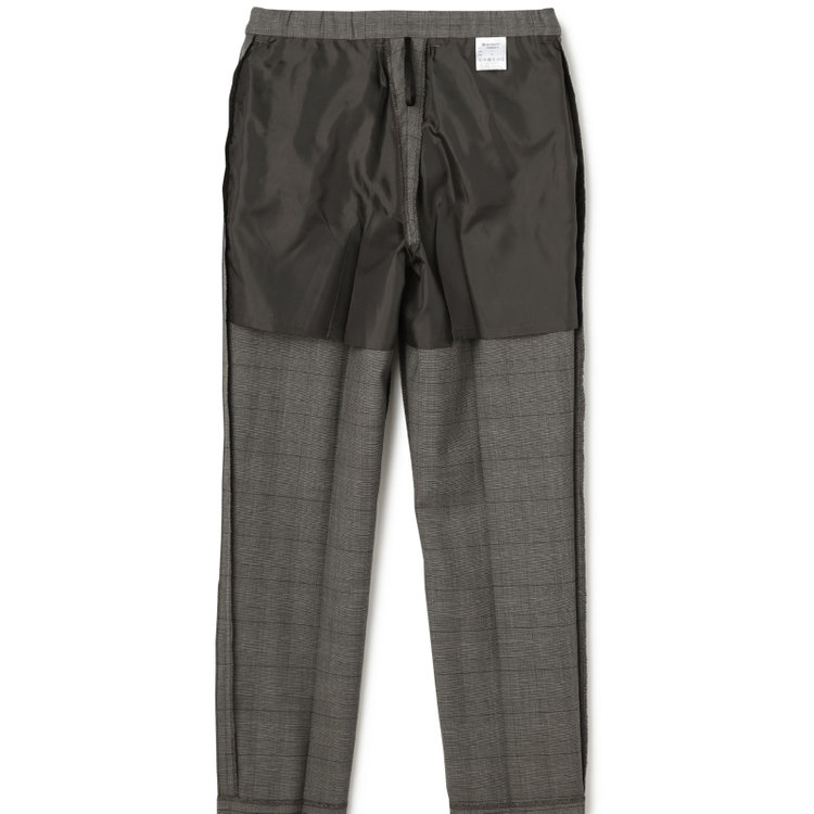 シルバーライン 【SL】【年間】1釦シングル 2Way スカート&パンツスーツ/グレー×チェック/ウエストシャーリング仕様/ウォッシャブル/※パンツ裾上げ済仕様 グレー中間