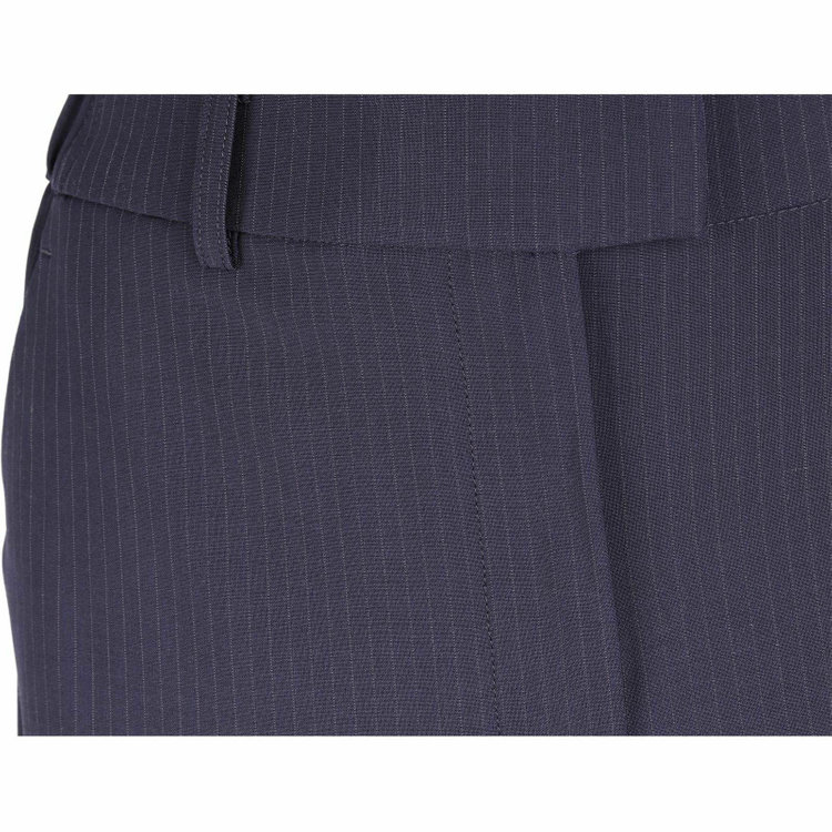 スーツセレクト 【WEB限定/OUTLET】【発送在庫あり】【SUIT SELECT×Samantha Thavasa】【年間】ストレートパンツ/ネイビー×ストライプ/4S/マシンウォシャブル/※裾上げ必要 ネイビー系(紺)