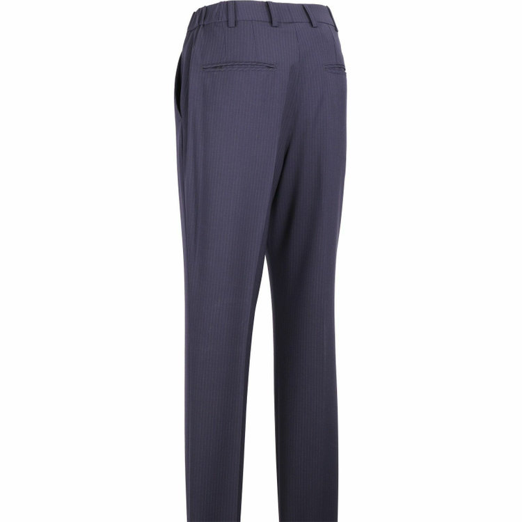 スーツセレクト 【WEB限定/OUTLET】【発送在庫あり】【SUIT SELECT×Samantha Thavasa】【年間】ストレートパンツ/ネイビー×ストライプ/4S/マシンウォシャブル/※裾上げ必要 ネイビー系(紺)