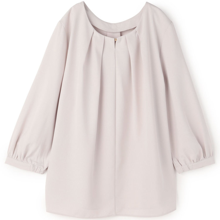 シルバーライン 【SILVER LINE/7分袖】前後2WAYクルーネックプルオーバー/ベージュ/「ウォッシャブル可能」「2WAYストレッチ」「防シワ」「UV加工」「接触冷感」 茶淡色