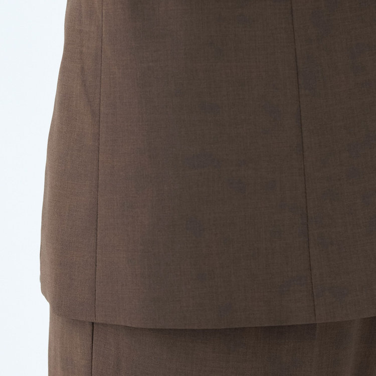 シルバーライン 【SL】【年間】1釦ジャケット/ブラウン/ウォッシャブル 茶中間