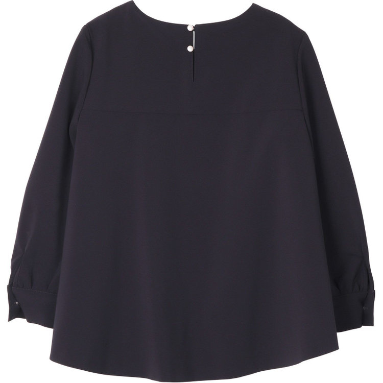 シルバーライン 【SL/9分袖】プルオーバーブラウス/ネイビー/ウォッシャブル ネイビー系(紺)