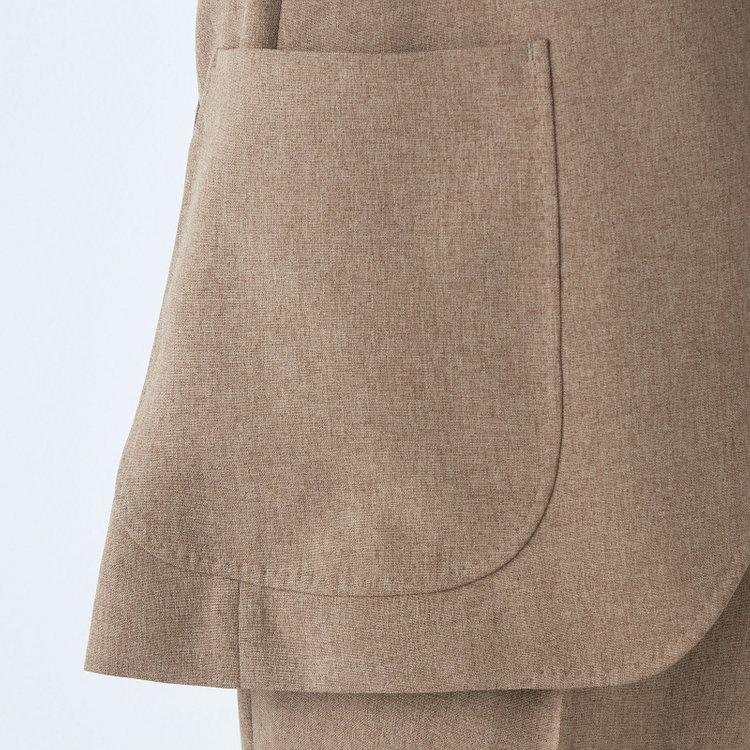 シルバーライン 【RBC】【春夏】3釦段返りジャケット/ベージュ/パッチポケット/4S SUSTAINABILITY&ECOLOGY FABRIC 茶中間