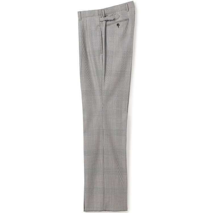 シルバーライン 【Take.it.easy】【秋冬】2タックワイドパンツ/グレンチェック/CANONICO 1663 fabric made in italy/※裾上げ必要 その他