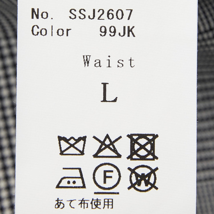シルバーライン 【Take.it.easy】【秋冬】2タックワイドパンツ/グレンチェック/CANONICO 1663 fabric made in italy/※裾上げ必要 その他