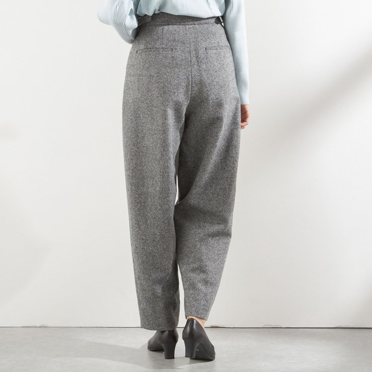 ブラックライン 【BLACK LINE】2タックバレルパンツ/グレー/※裾上げ済み仕様 グレー中間