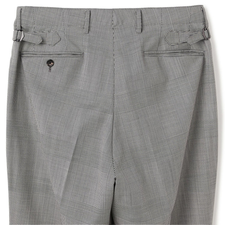 シルバーライン 【Take.it.easy】【秋冬】2タックワイドパンツ/グレンチェック/CANONICO 1663 fabric made in italy/※裾上げ必要 その他