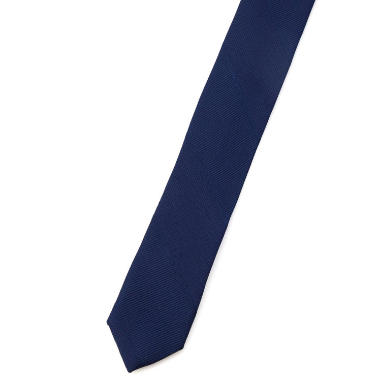 シルバーライン 【SILVER LINE】シルクブレンドストライプネクタイ 8.０cm幅/ネイビー その他