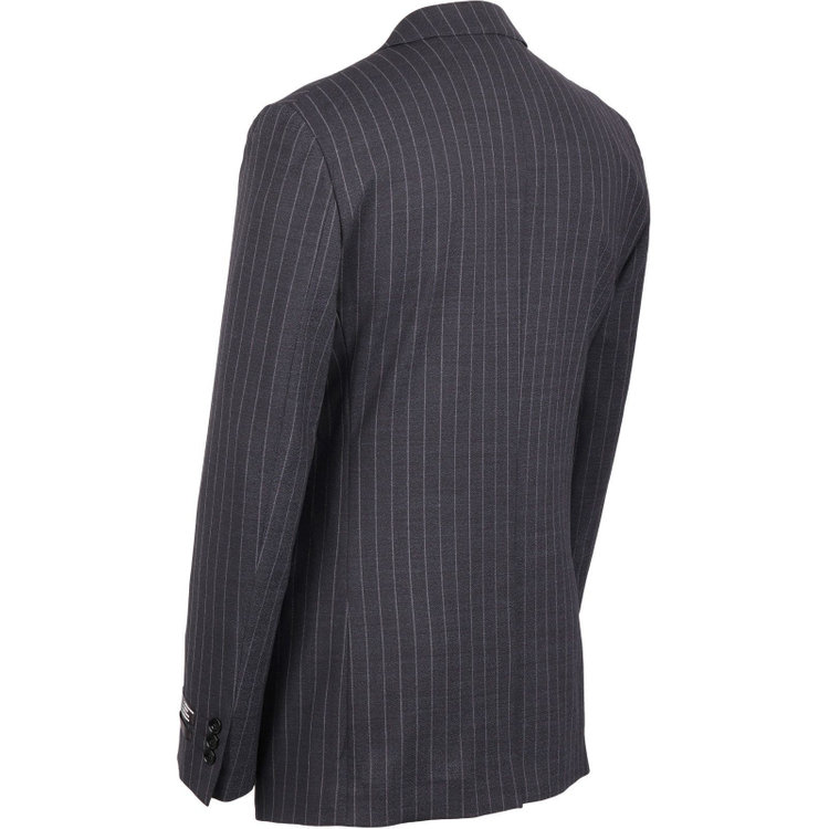 スーツセレクト 【WEB限定/OUTLET】【SLIM TAPERED_2】【春夏】2釦シングルスーツ 0タック/ネイビー×ストライプ/4S SUSTAINABILITY&ECOLOGY FABRIC ネイビー系(紺)