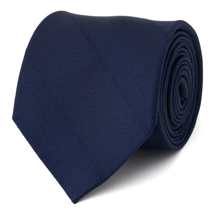 シルバーライン 【SILVER LINE】シルクブレンドストライプネクタイ 8.０cm幅/ネイビー その他