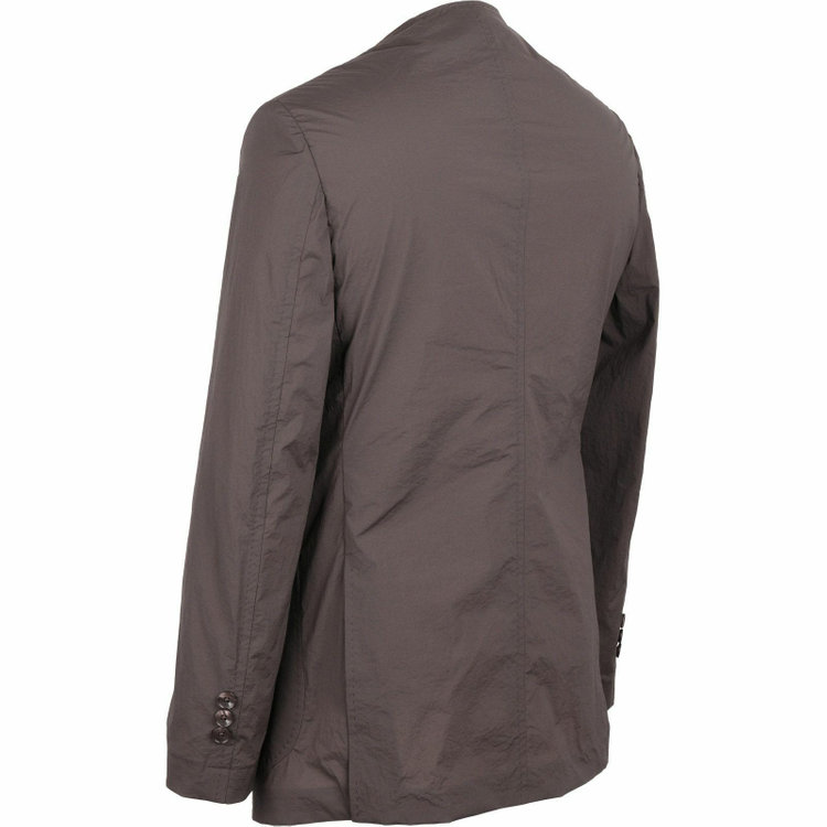 スーツセレクト 【WEB限定/OUTLET】【RBC】【春夏】スペアパンツ付き/2WAYワイドラペル＆ノーカラー2釦シングルスーツ 1タック＆2タック/ブラウングレー/ドローコード&ウエストシャーリング/※パンツ裾上げ済仕様/ウォッシャブル グレー系(灰)