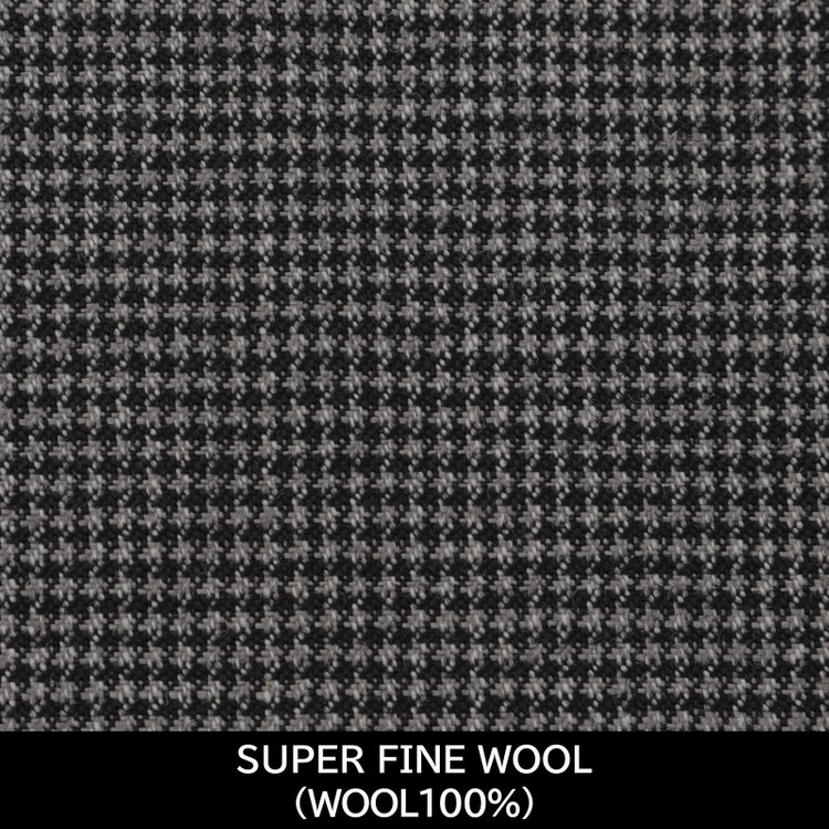 スーツセレクト 【国内縫製】【MEN'S】【パターンオーダー】【SKINNY】【秋冬】スーツ/ホワイト＆ネイビー×ハウンドトゥース/SUPER FINE WOOL (WOOL100%) ホワイト系(白)
