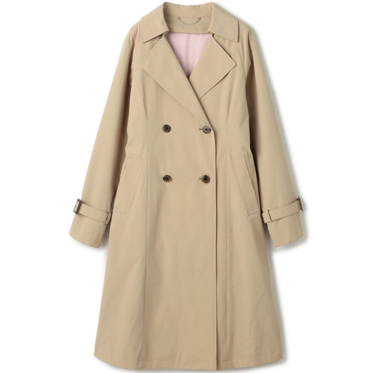 スーツセレクト 【WEB限定/OUTLET】【SUIT SELECT×Samantha Thavasa】バックプリーツ トレンチコート/ベージュ ベージュ系(薄茶)