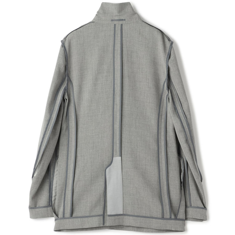 シルバーライン 【RELAX WIDE】【年間】 ダブルジャケットワイドパンツスーツ/ライトグレー/4S SUSTAINABILITY&ECOLOGY FABRIC/※パンツ裾上げ済仕様 グレー淡色