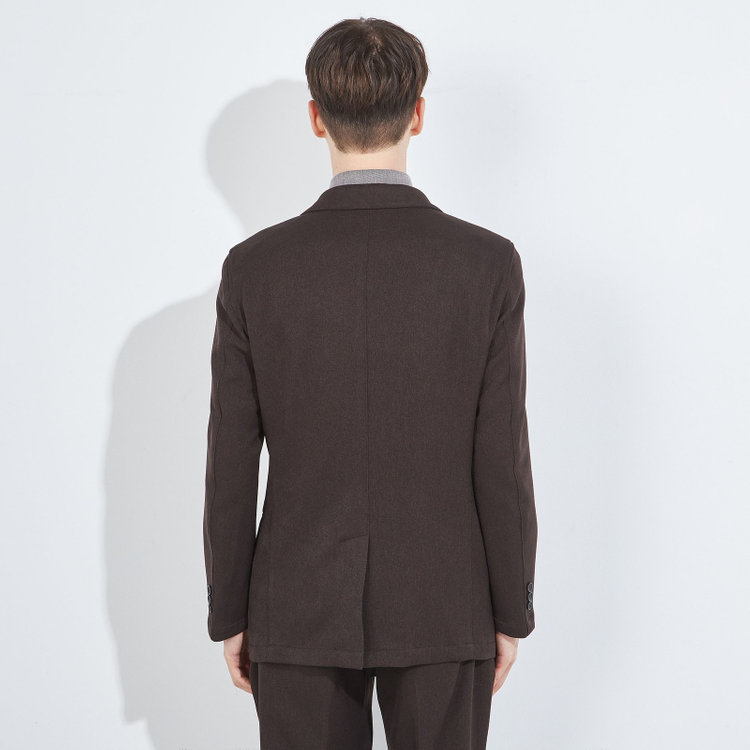 ソノタ 【BLACK LINE】【秋冬】2釦ジャケット/ブラウン 茶中間