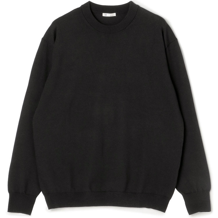 スーツセレクト 【RBC】BIZ KNIT クルーネック/ブラック 黒