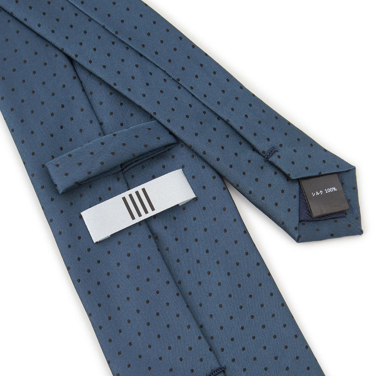 シルバーライン 【SILVER LINE】シルクドットネクタイ 8.0cm幅/ネイビー その他