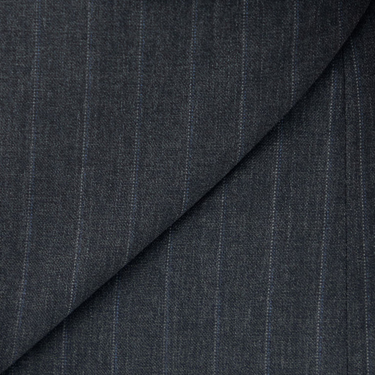 シルバーライン 【発送在庫あり】【CLASSICO TAPERED】【秋冬】2釦シングルスーツ 1タック/グレー×ストライプ/REDA ACTIVE/NEW ZEALAND MERINO/SHOWER CLEAN/※裾上げ必要 グレー濃色