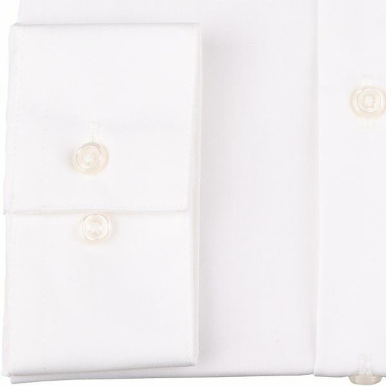 ブラックライン 【WEB限定/OUTLET】【BL】【形態安定】レギュラーカラードレスワイシャツ/ホワイト×ソリッド ホワイト系(白)