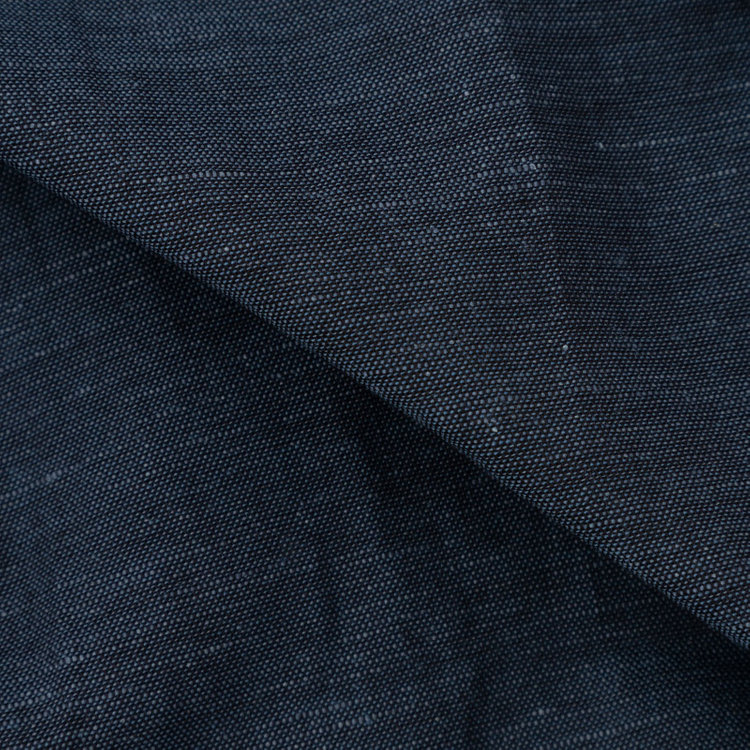 シルバーライン 【SILVER LINE/七分袖】ホリゾンタルワイドカラーワイシャツ/ネイビー 紺中間