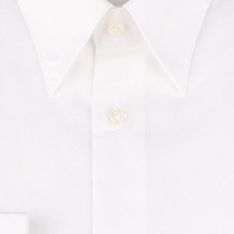 ブラックライン 【WEB限定/OUTLET】【BL】【形態安定】レギュラーカラードレスワイシャツ/ホワイト×ソリッド ホワイト系(白)