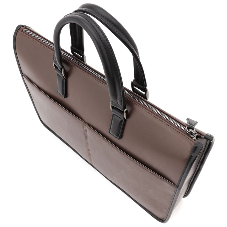 スーツセレクト ブリーフケース/ブラウン 茶中間