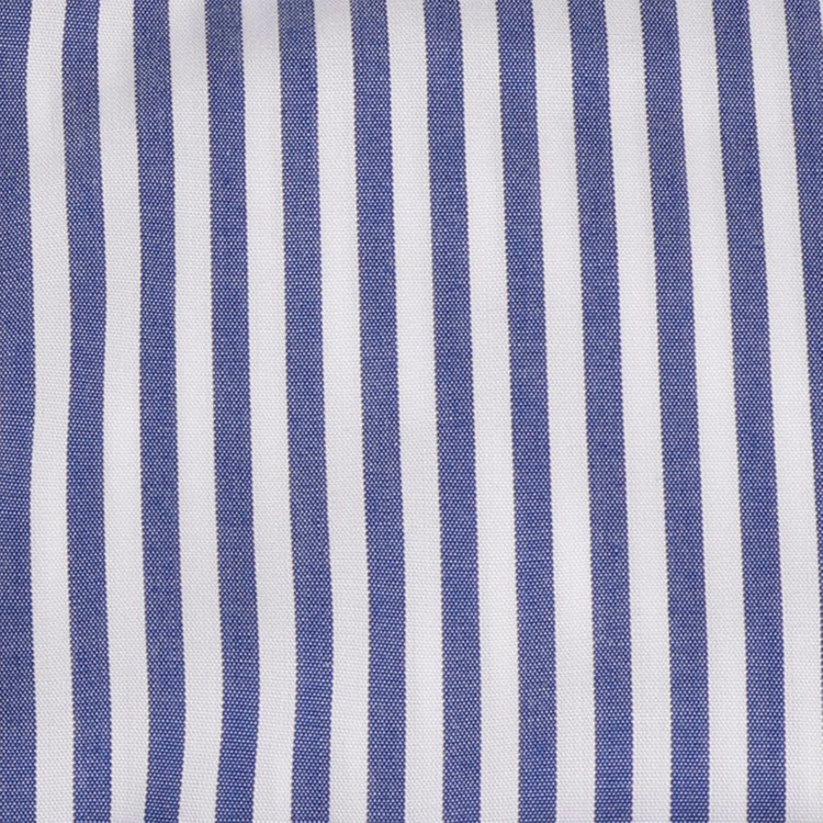 シルバーライン 【SL】【形態安定】ボタンダウンドレスワイシャツ/ネイビー＆ホワイト×ストライプ 青濃色