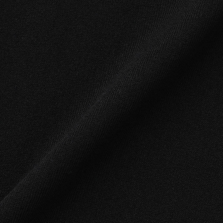 スーツセレクト 【RBC】コットンブレンドクルーネックニット/ブラック/マシンウォッシャブル/「UVカット」「接触冷感」 黒