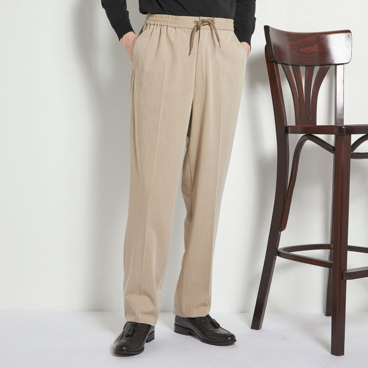【RBC】【春夏】ドローコード付き/パンツ/ベージュ/裾上げ済仕様