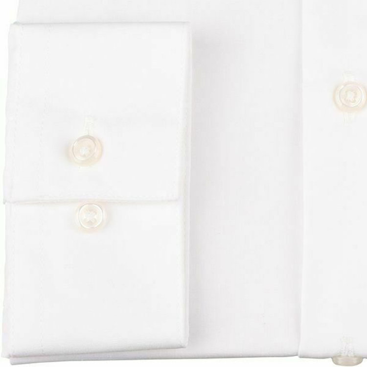 ブラックライン 【BLACK LINE】【形態安定】レギュラーカラードレスワイシャツ/ホワイト×ソリッド ホワイト系(白)