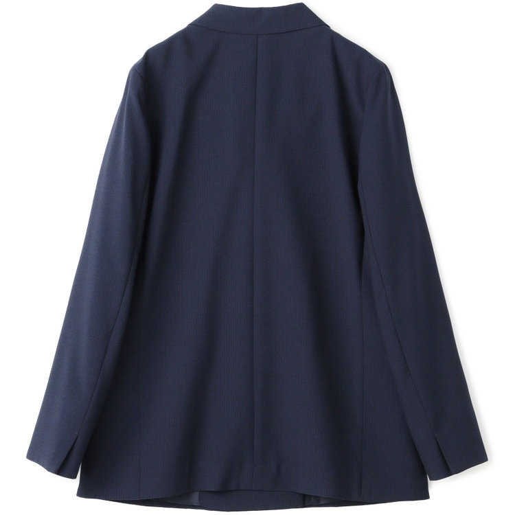 ブラックライン 【SL】【春夏】4釦1掛けダブルジャケット/ネイビー+シアサッカー/ウォッシャブル ネイビー系(紺)