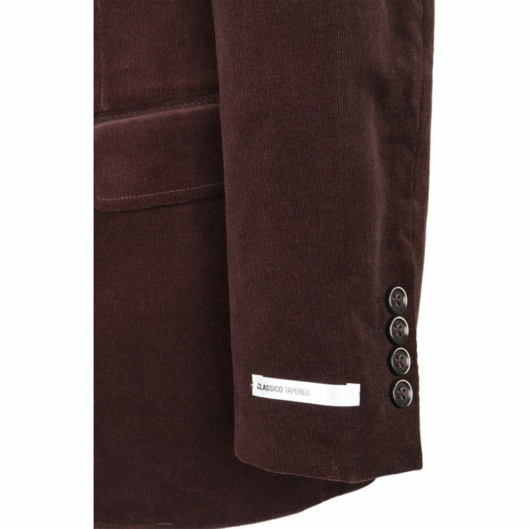 スーツセレクト 【WEB限定/OUTLET】【CLASSICO TAPERED】【秋冬】コットンブレンド2釦ジャケット/ブラウン×コーデュロイ ブラウン系(茶)