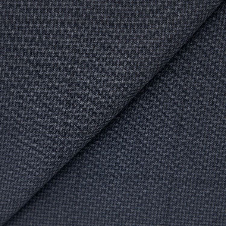 シルバーライン 【CLASSICO TAPERED】【春夏】コーディネートパンツ付き/2釦シングルスーツ 1タック/ネイビー×チェック+グレーソリッドパンツ/ウエストムーブ/4S SUSTAINABILITY/BREATH EFFECT AIR/※パンツ裾上げ済仕様 紺濃色