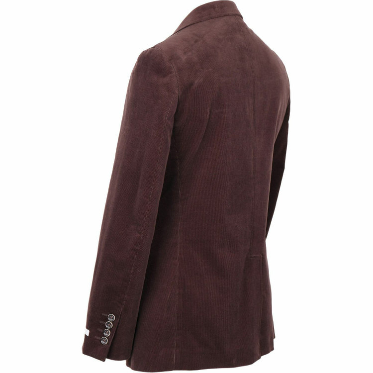 スーツセレクト 【WEB限定/OUTLET】【CLASSICO TAPERED】【秋冬】コットンブレンド2釦ジャケット/ブラウン×コーデュロイ ブラウン系(茶)