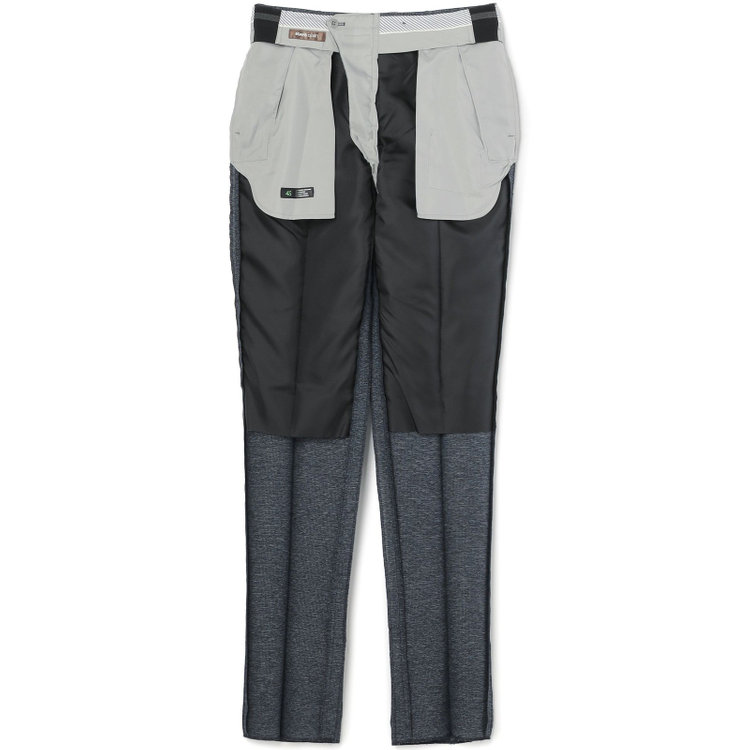シルバーライン 【5DAYS CLOSET】【RBC】【春夏】1タックテーパードパンツ/ネイビー×レノクロス/ウエストムーブ仕様/4S SUSTAINABILITY&ECOLOGY FABRIC/※裾上げ必要 紺中間