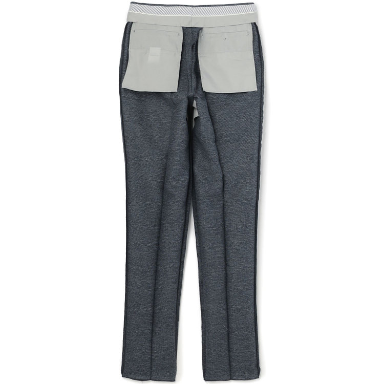 シルバーライン 【5DAYS CLOSET】【RBC】【春夏】1タックテーパードパンツ/ネイビー×レノクロス/ウエストムーブ仕様/4S SUSTAINABILITY&ECOLOGY FABRIC/※裾上げ必要 紺中間