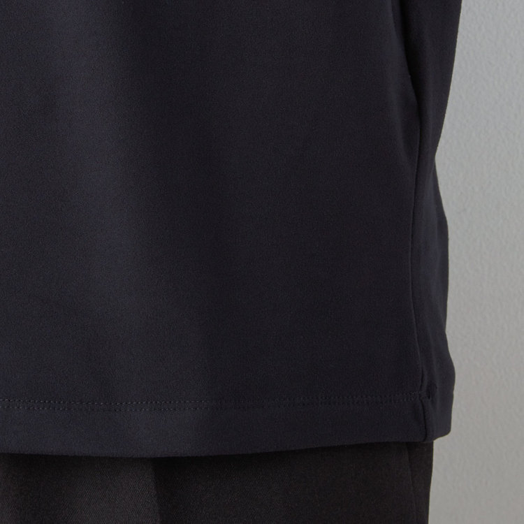 スーツセレクト 【RBC/長袖】ピーチフェイスモック/ブラック 青中間